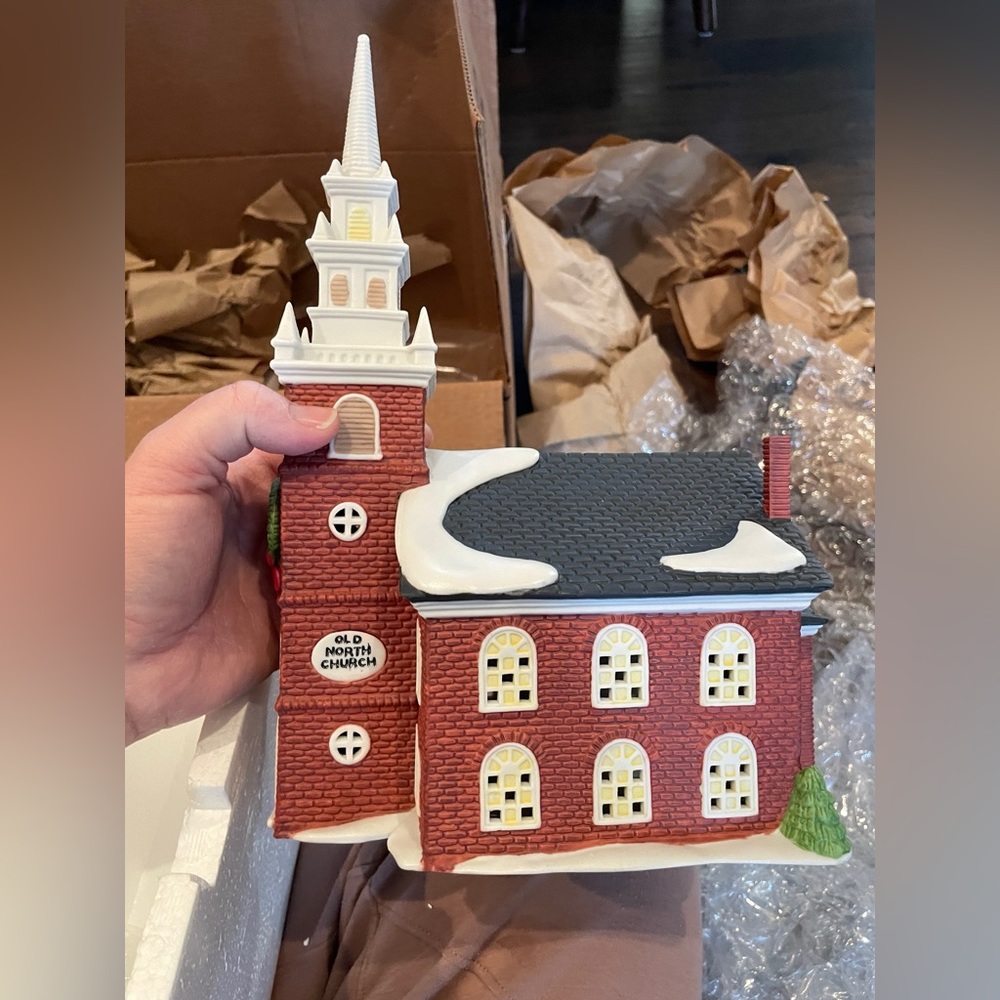 Seasonal Special $ Reduce-Dept 56 New England Village Old North Church -NIB
